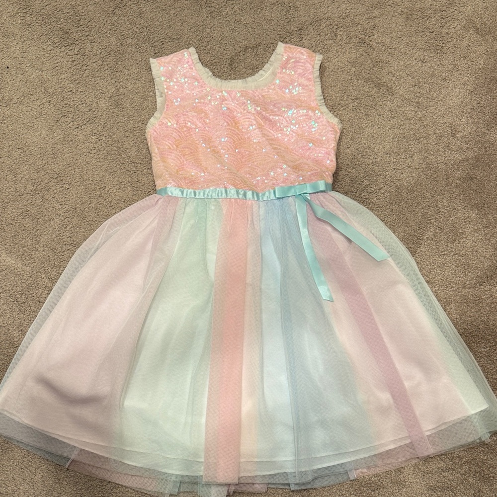 Jona Michelle Pink Sequin Dress